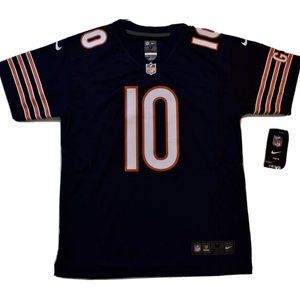 Nike Youth Boys Chicago Bears Mitch Trubisky Navy Football Jersey New M (10-12)